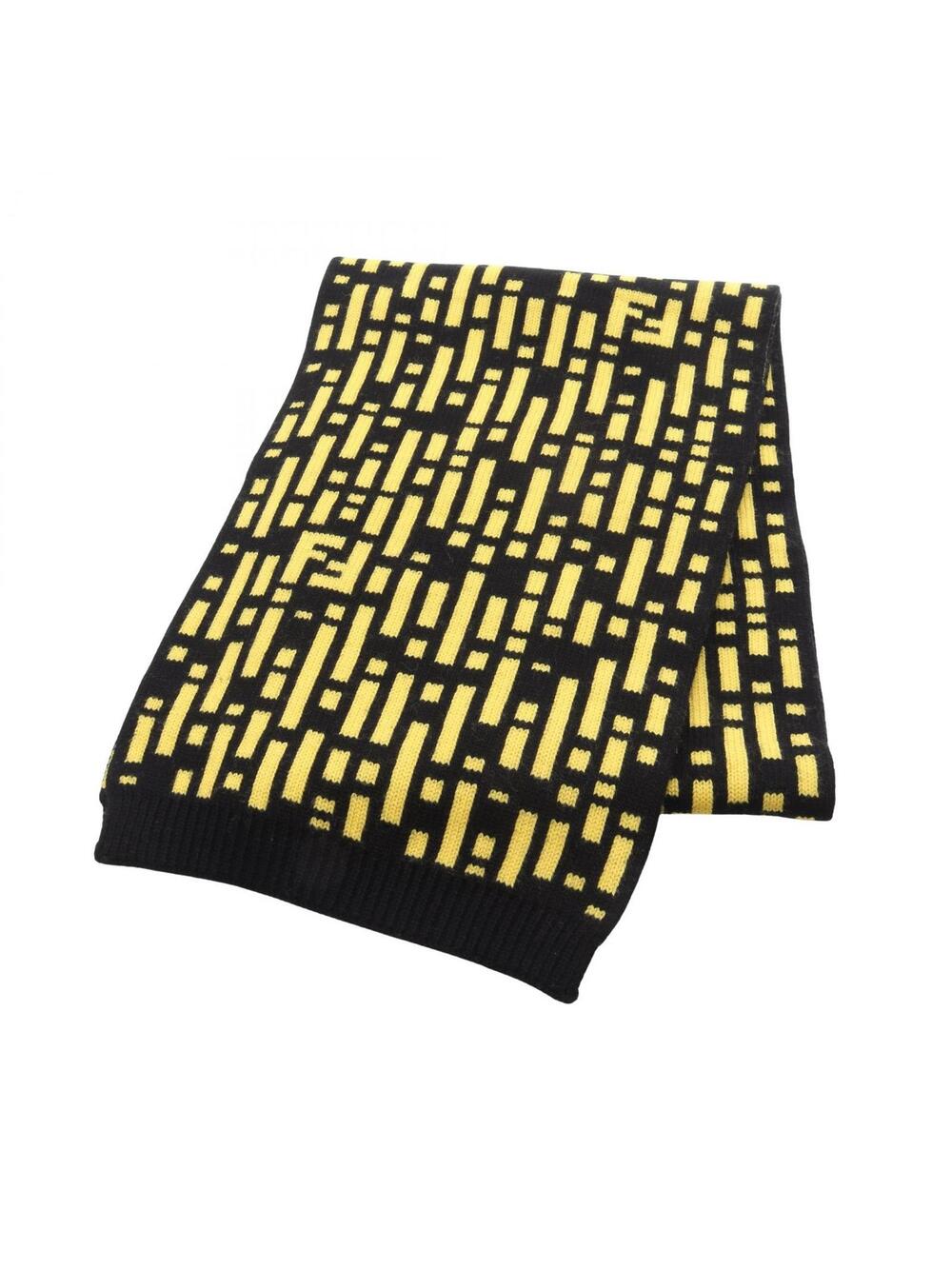 Fendi Ff Logo Scarf Long Stole Wrap #358071F36B